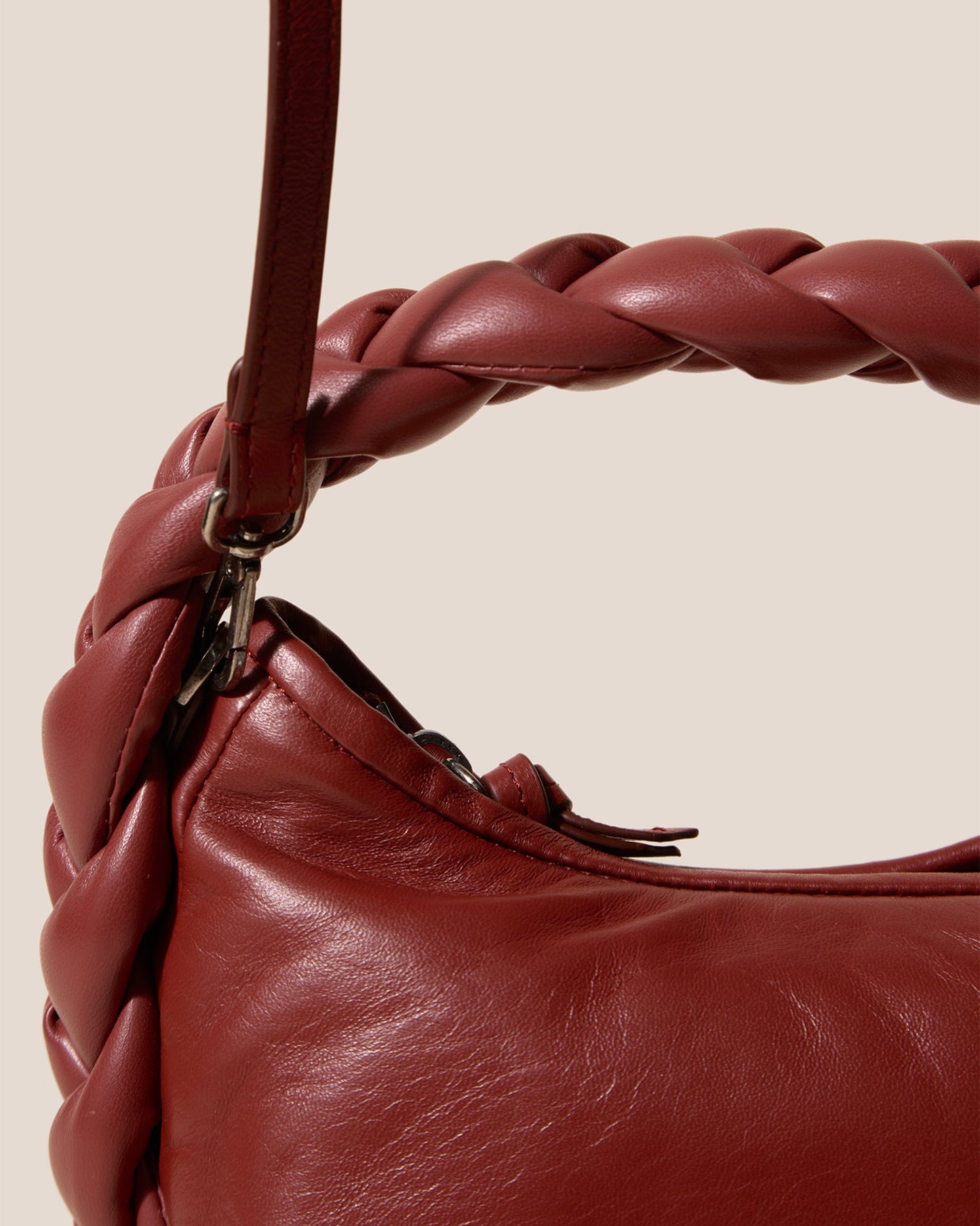 ESPIGA MINI - Plaited Padded-detail Shoulder Bag