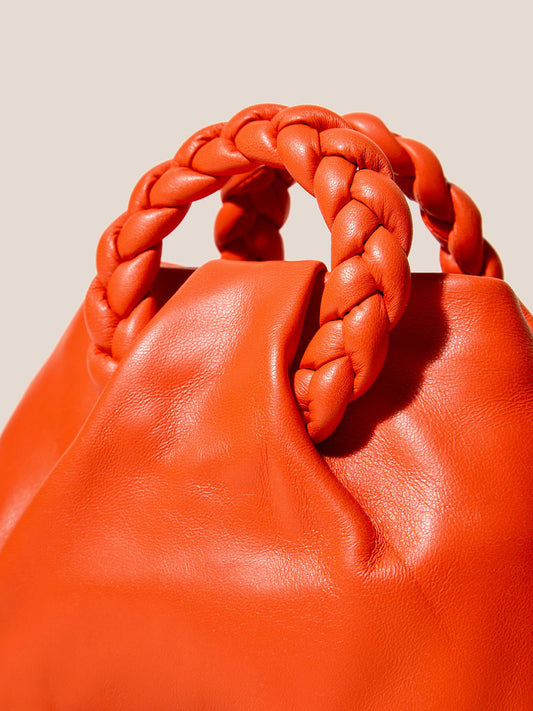 BOMBON - Plaited-handle Leather Handbag