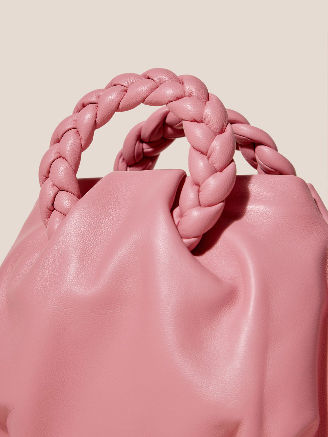 BOMBON - Plaited-handle Leather Handbag