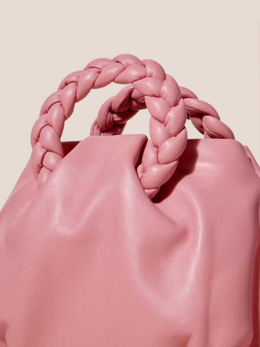 BOMBON - Plaited-handle Leather Handbag