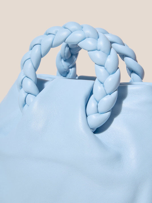BOMBON - Plaited-handle Leather Handbag