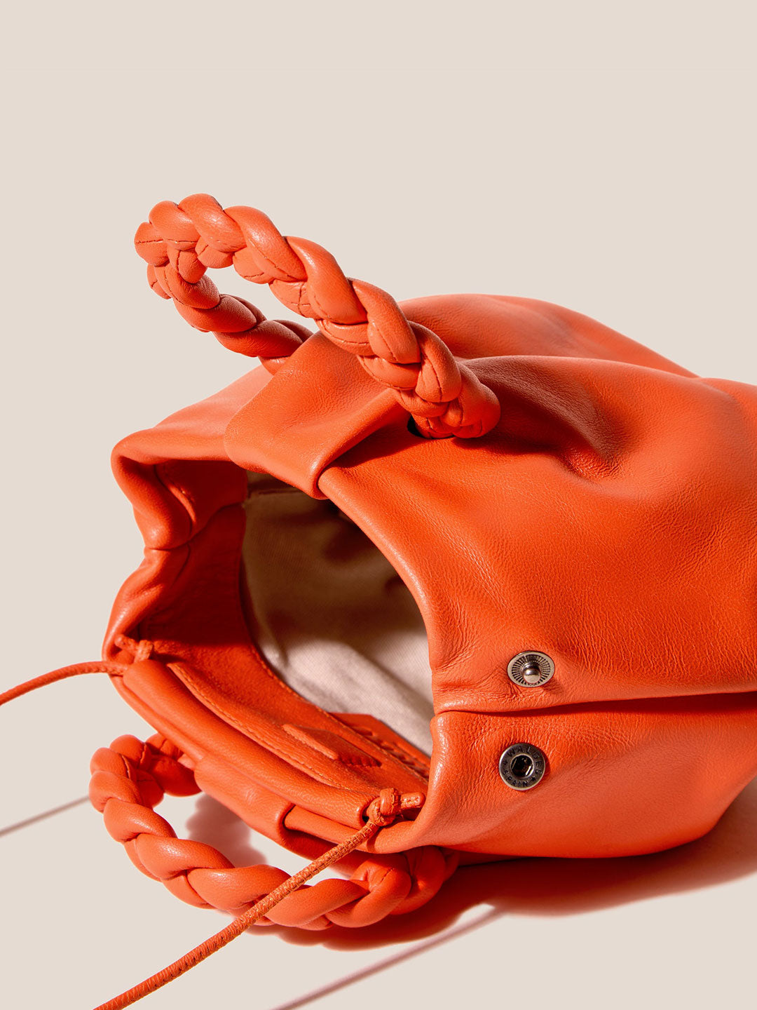 BOMBON - Plaited-handle Leather Handbag