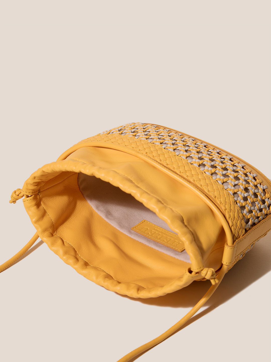 GAIA - Woven Bucket Crossbody Bag