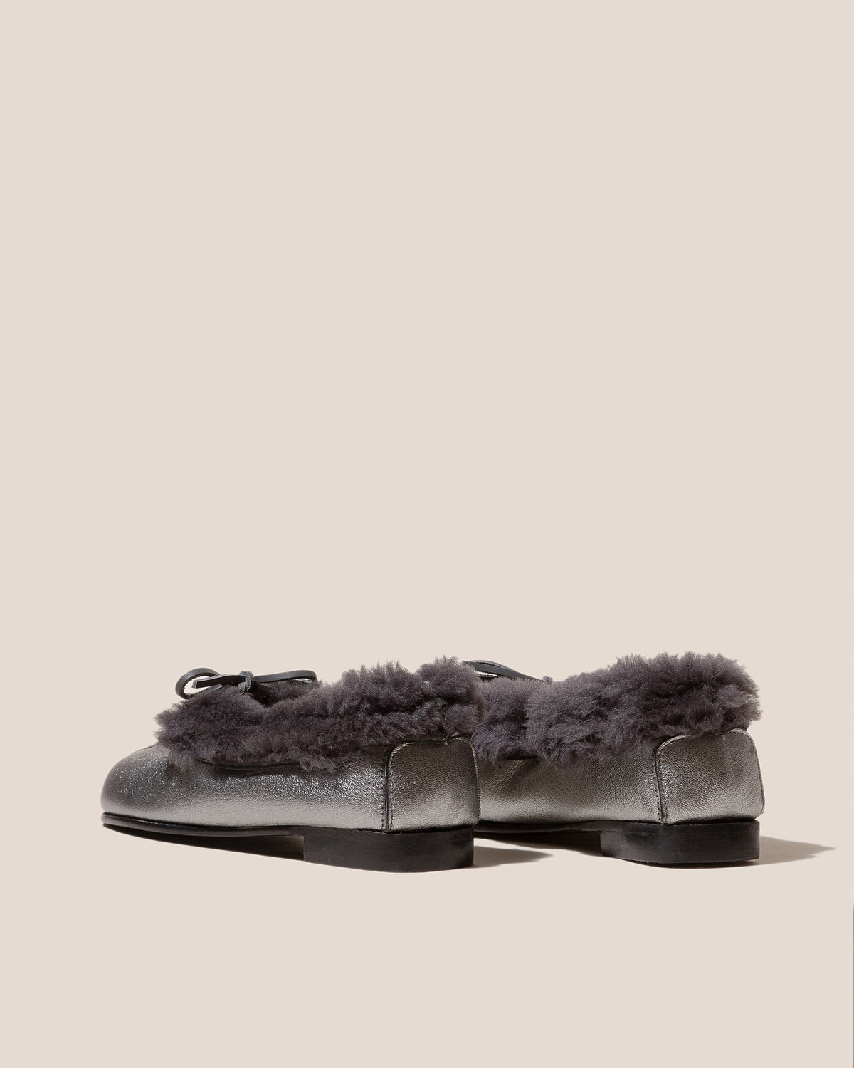 TILLA METALLIC SHEARLING - Deconstructed Babouche