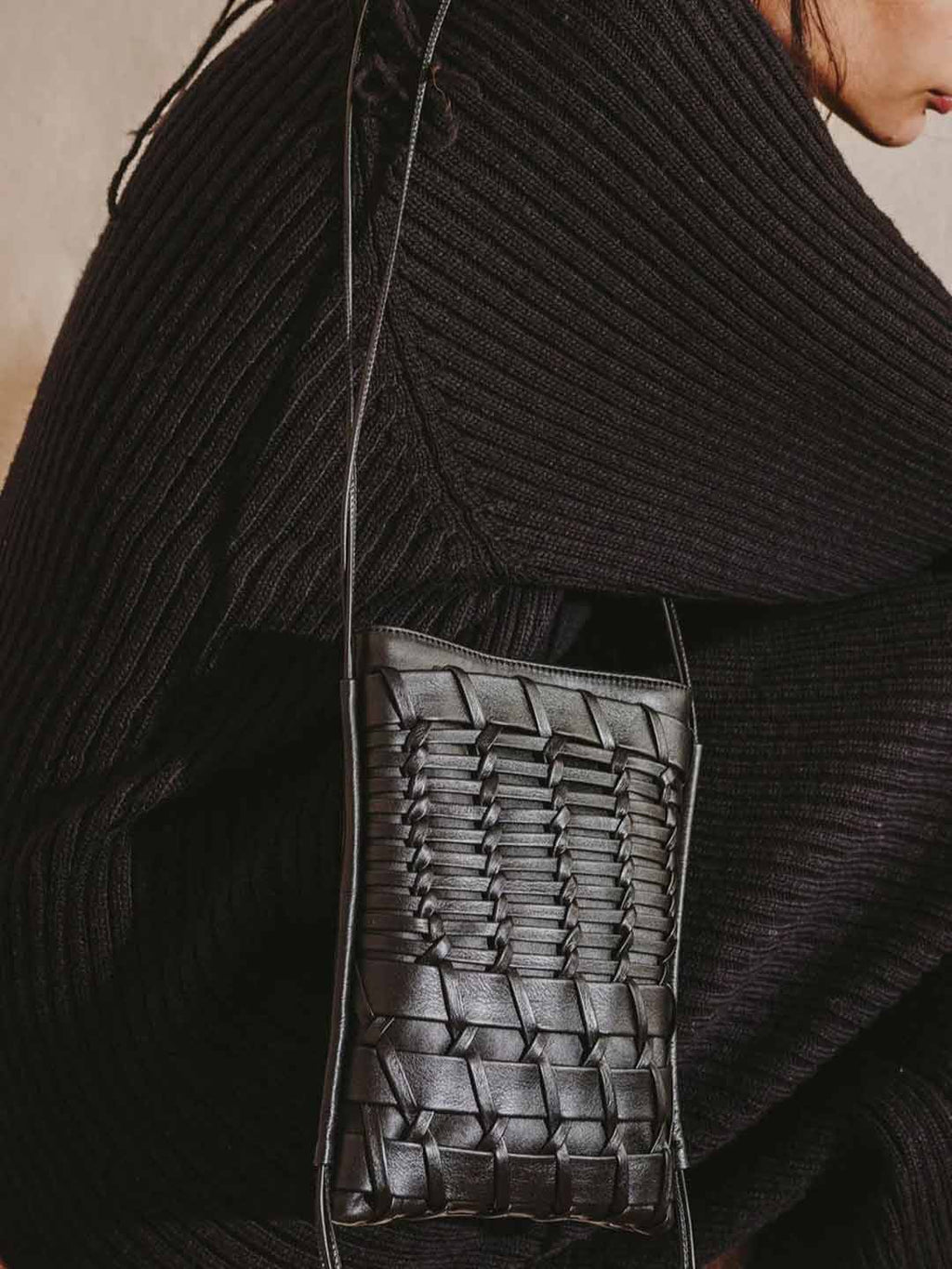TRENA - Flat Square Crossbody Bag