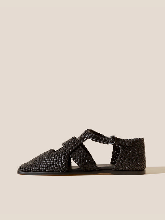 SERRA - Woven T-Bar Sandal