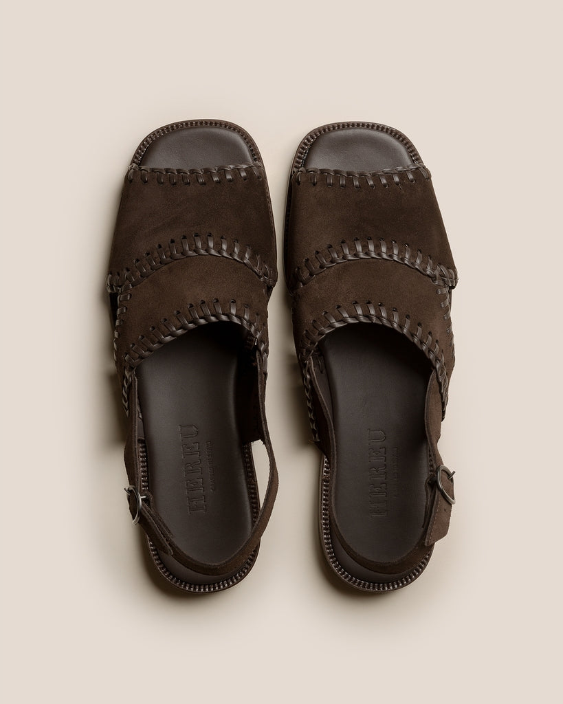 SASTRE SANDAL SUEDE - Men's Braided Seam Sandal