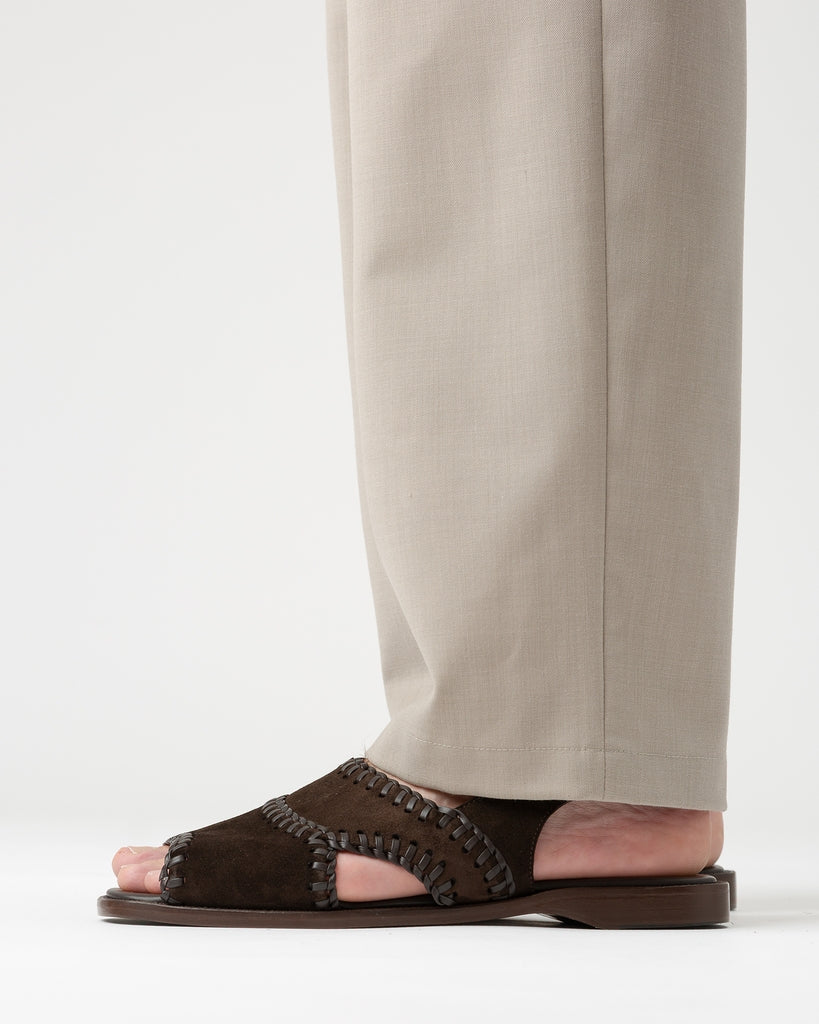 SASTRE SANDAL SUEDE - Men's Braided Seam Sandal