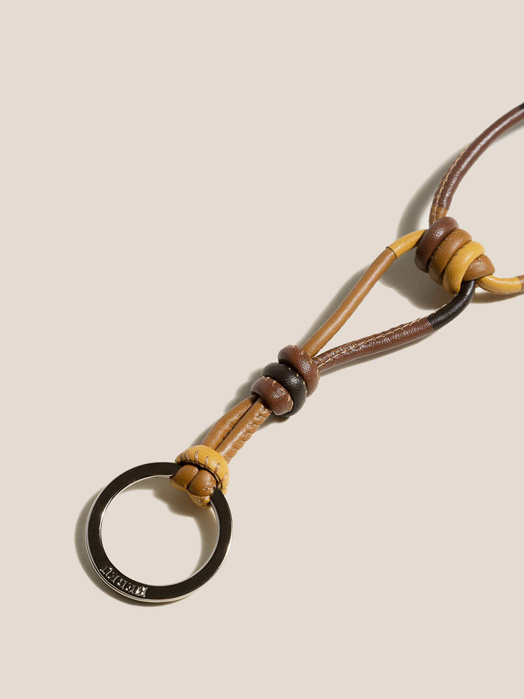 SORRA KEYCHAIN - Hand-Knotted Patchwork Keychain