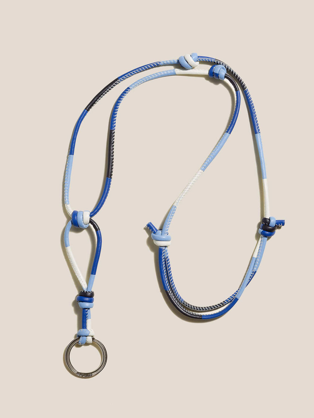 MAR KEYCHAIN ​​- Hand-Knotted Patchwork Keychain