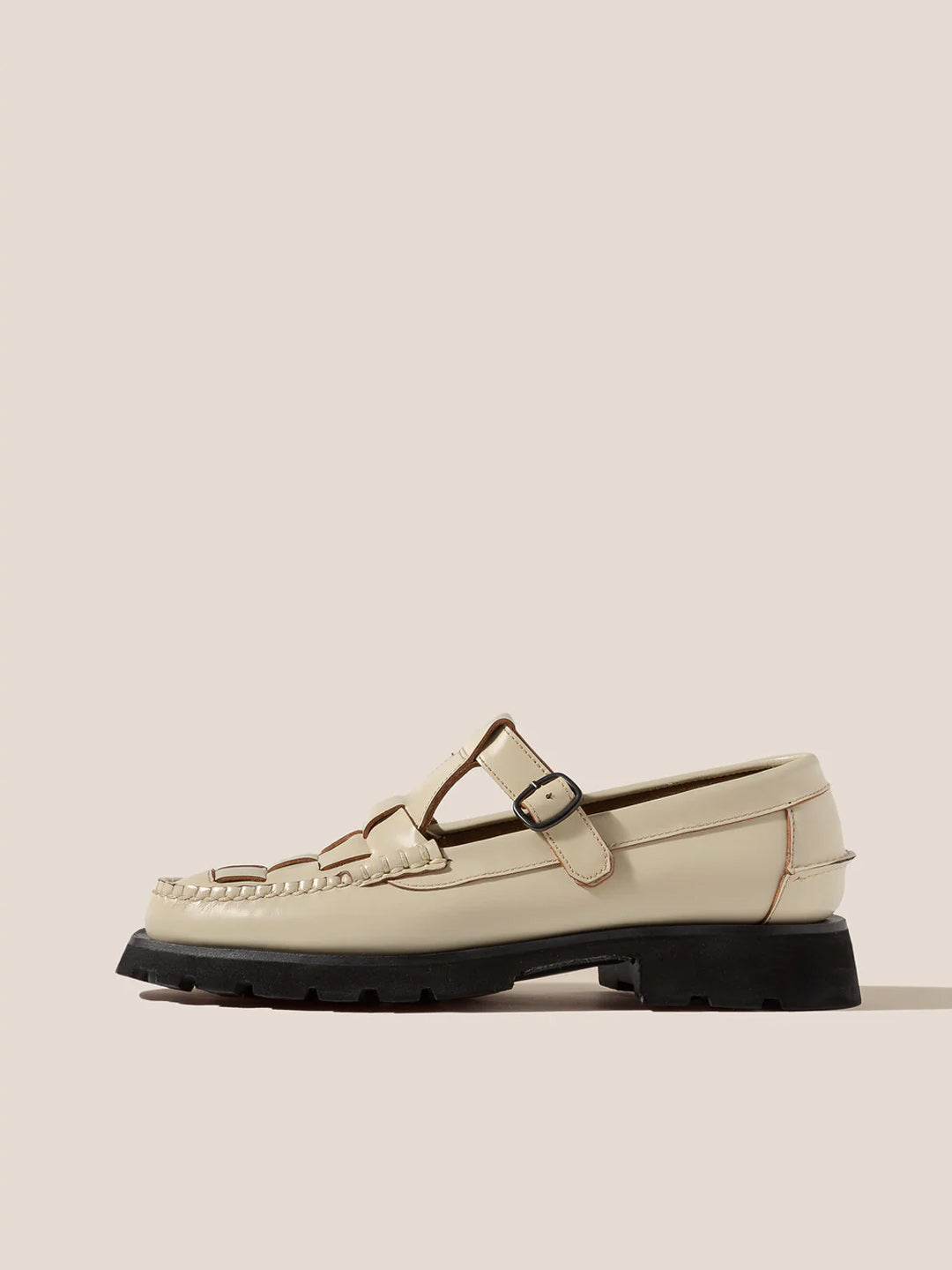 SOLLER SPORT - Tread Sole T-Bar Loafer
