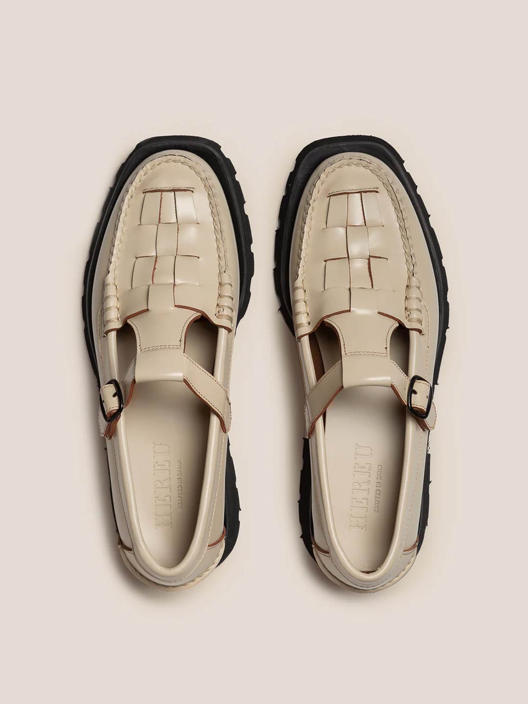 SOLLER SPORT - Tread Sole T-Bar Loafer - HEREU JAPAN Official 