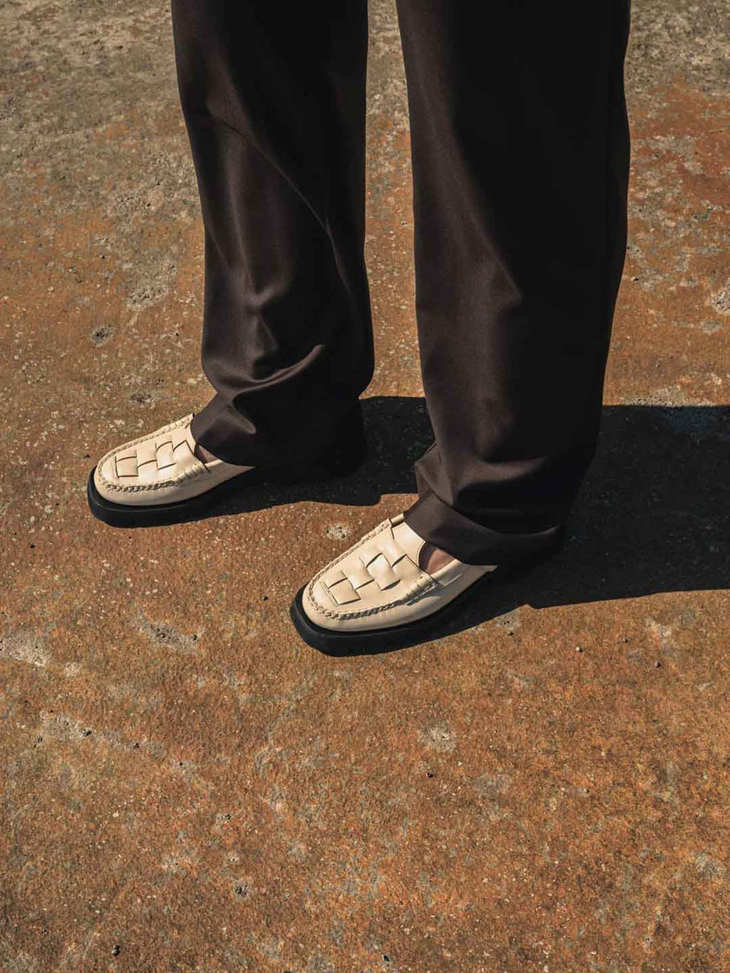 SOLLER SPORT - Tread Sole T-Bar Loafers