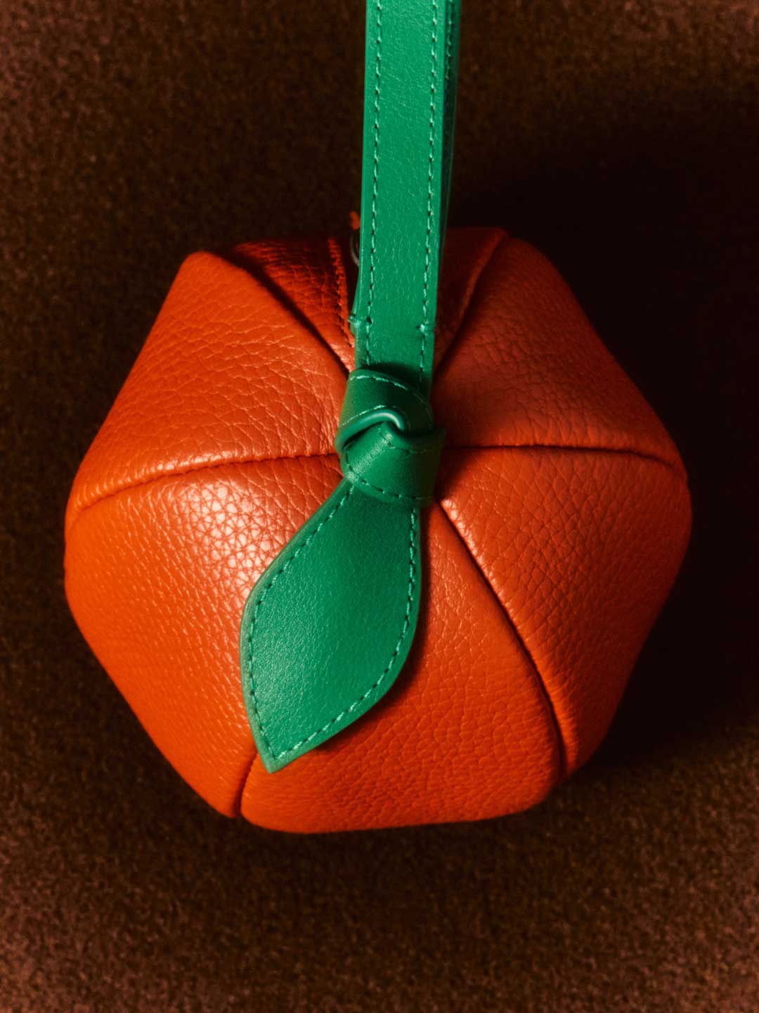 TARONJA PURSE - Orange-Shaped Leather Coin Purse