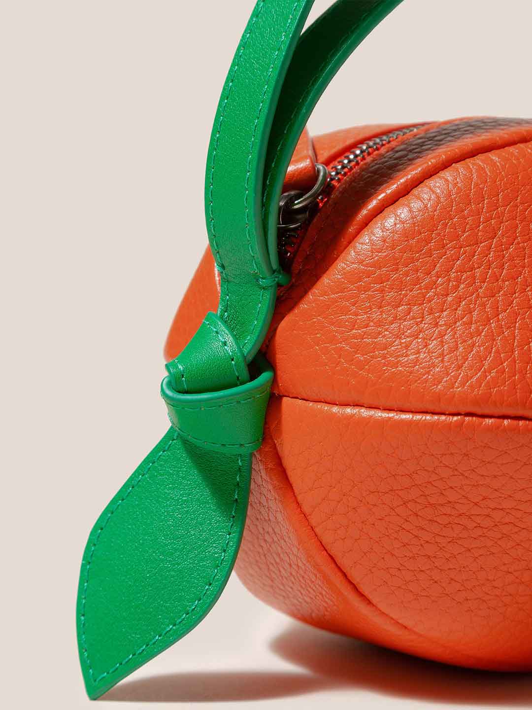 TARONJA PURSE - Orange-Shaped Leather Coin Purse